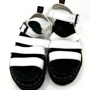 Dr. Marten's Sandals White Women's 8 BLAIRE Model Used Leather